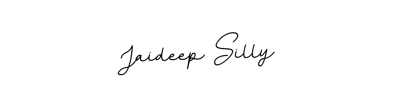 Use a signature maker to create a handwritten signature online. With this signature software, you can design (BallpointsItalic-DORy9) your own signature for name Jaideep Silly. Jaideep Silly signature style 11 images and pictures png