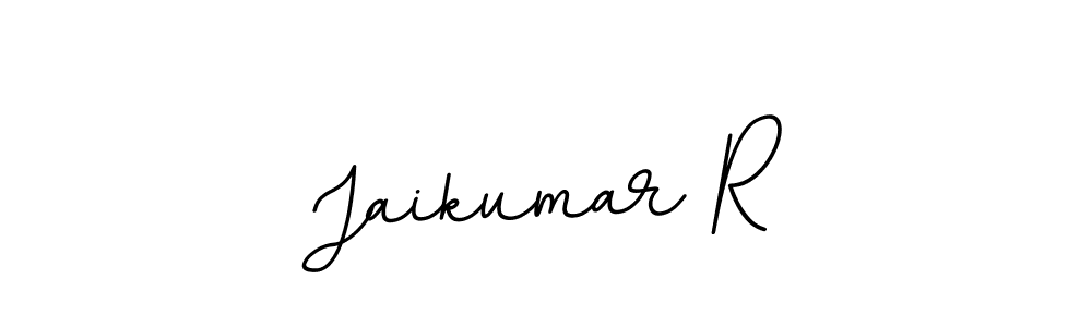 You should practise on your own different ways (BallpointsItalic-DORy9) to write your name (Jaikumar R) in signature. don't let someone else do it for you. Jaikumar R signature style 11 images and pictures png