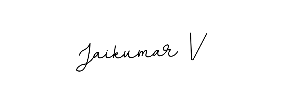 It looks lik you need a new signature style for name Jaikumar V. Design unique handwritten (BallpointsItalic-DORy9) signature with our free signature maker in just a few clicks. Jaikumar V signature style 11 images and pictures png