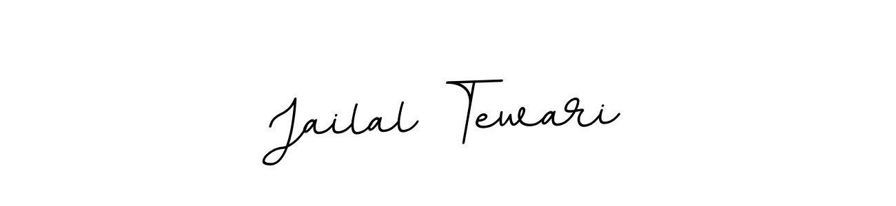 How to make Jailal Tewari name signature. Use BallpointsItalic-DORy9 style for creating short signs online. This is the latest handwritten sign. Jailal Tewari signature style 11 images and pictures png