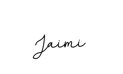 Make a beautiful signature design for name Jaimi. With this signature (BallpointsItalic-DORy9) style, you can create a handwritten signature for free. Jaimi signature style 11 images and pictures png