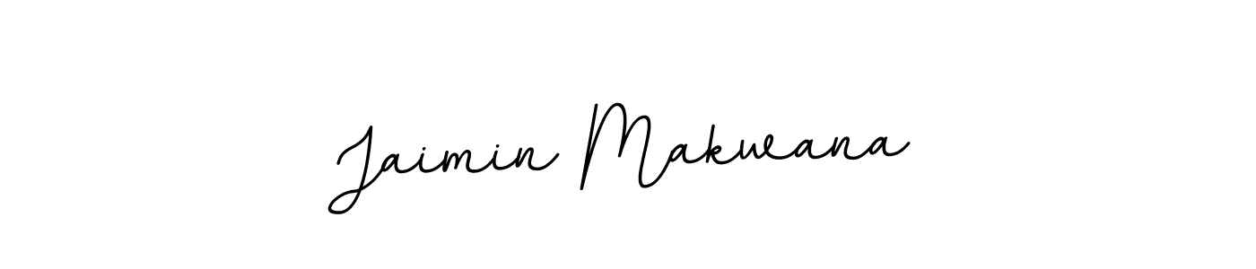 Jaimin Makwana stylish signature style. Best Handwritten Sign (BallpointsItalic-DORy9) for my name. Handwritten Signature Collection Ideas for my name Jaimin Makwana. Jaimin Makwana signature style 11 images and pictures png