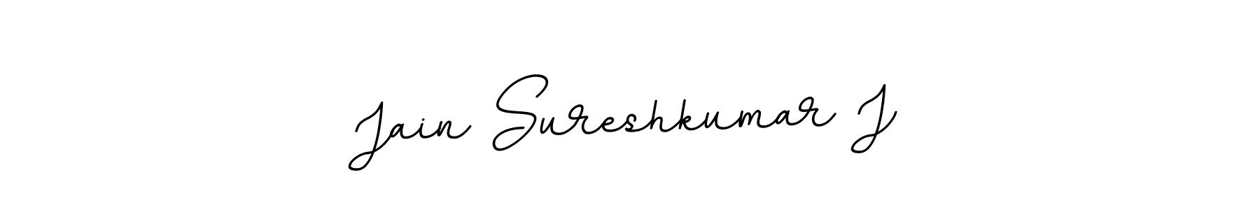 Design your own signature with our free online signature maker. With this signature software, you can create a handwritten (BallpointsItalic-DORy9) signature for name Jain Sureshkumar J. Jain Sureshkumar J signature style 11 images and pictures png