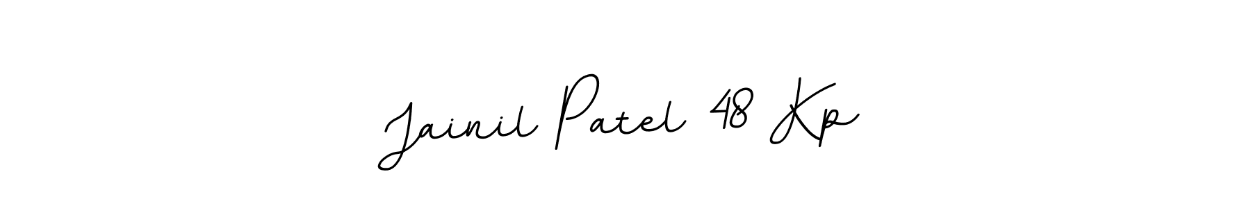 Create a beautiful signature design for name Jainil Patel 48 Kp. With this signature (BallpointsItalic-DORy9) fonts, you can make a handwritten signature for free. Jainil Patel 48 Kp signature style 11 images and pictures png
