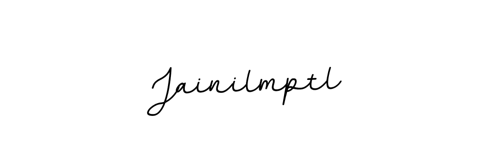 You should practise on your own different ways (BallpointsItalic-DORy9) to write your name (Jainilmptl) in signature. don't let someone else do it for you. Jainilmptl signature style 11 images and pictures png