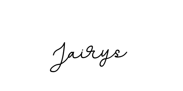 Design your own signature with our free online signature maker. With this signature software, you can create a handwritten (BallpointsItalic-DORy9) signature for name Jairys. Jairys signature style 11 images and pictures png