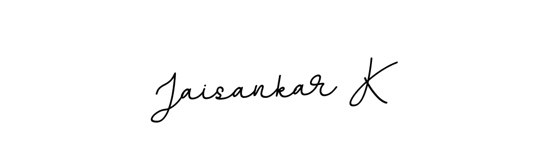 Similarly BallpointsItalic-DORy9 is the best handwritten signature design. Signature creator online .You can use it as an online autograph creator for name Jaisankar K. Jaisankar K signature style 11 images and pictures png