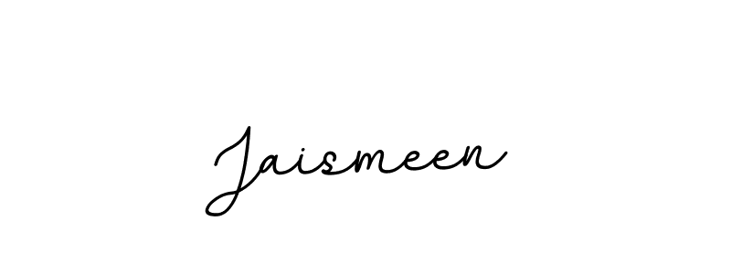 Jaismeen stylish signature style. Best Handwritten Sign (BallpointsItalic-DORy9) for my name. Handwritten Signature Collection Ideas for my name Jaismeen. Jaismeen signature style 11 images and pictures png