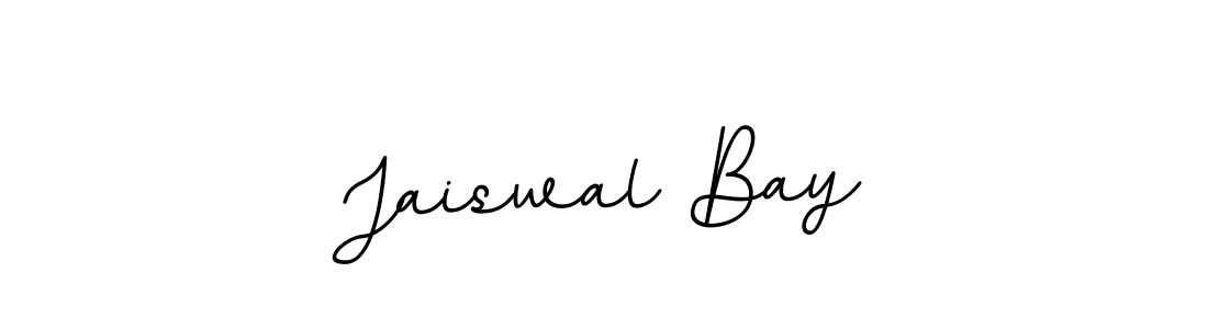 How to make Jaiswal Bay name signature. Use BallpointsItalic-DORy9 style for creating short signs online. This is the latest handwritten sign. Jaiswal Bay signature style 11 images and pictures png
