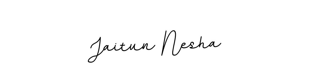 Jaitun Nesha stylish signature style. Best Handwritten Sign (BallpointsItalic-DORy9) for my name. Handwritten Signature Collection Ideas for my name Jaitun Nesha. Jaitun Nesha signature style 11 images and pictures png
