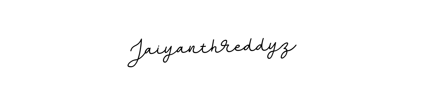 Design your own signature with our free online signature maker. With this signature software, you can create a handwritten (BallpointsItalic-DORy9) signature for name Jaiyanthreddyz . Jaiyanthreddyz  signature style 11 images and pictures png