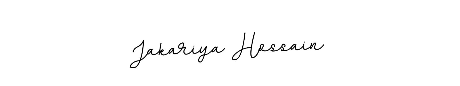 How to make Jakariya Hossain name signature. Use BallpointsItalic-DORy9 style for creating short signs online. This is the latest handwritten sign. Jakariya Hossain signature style 11 images and pictures png