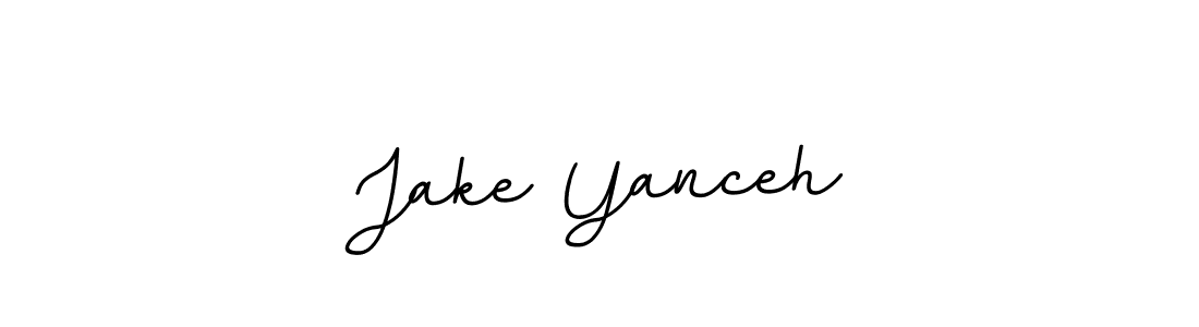 It looks lik you need a new signature style for name Jake Yanceh. Design unique handwritten (BallpointsItalic-DORy9) signature with our free signature maker in just a few clicks. Jake Yanceh signature style 11 images and pictures png