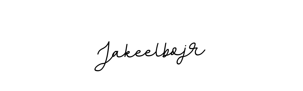 How to make Jakeelbojr name signature. Use BallpointsItalic-DORy9 style for creating short signs online. This is the latest handwritten sign. Jakeelbojr signature style 11 images and pictures png