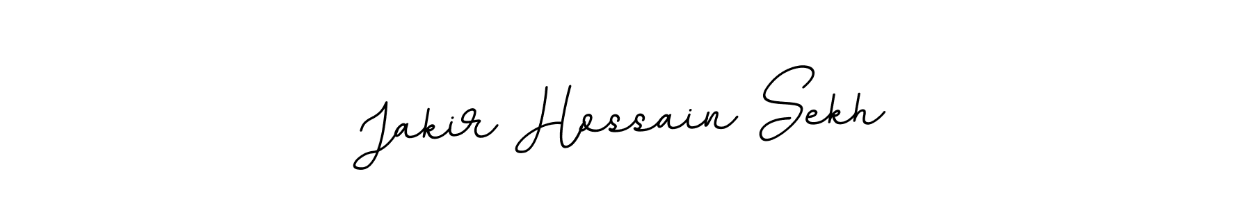 Design your own signature with our free online signature maker. With this signature software, you can create a handwritten (BallpointsItalic-DORy9) signature for name Jakir Hossain Sekh. Jakir Hossain Sekh signature style 11 images and pictures png