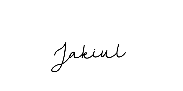 Make a beautiful signature design for name Jakiul. With this signature (BallpointsItalic-DORy9) style, you can create a handwritten signature for free. Jakiul signature style 11 images and pictures png