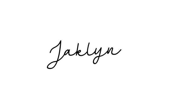 Create a beautiful signature design for name Jaklyn. With this signature (BallpointsItalic-DORy9) fonts, you can make a handwritten signature for free. Jaklyn signature style 11 images and pictures png