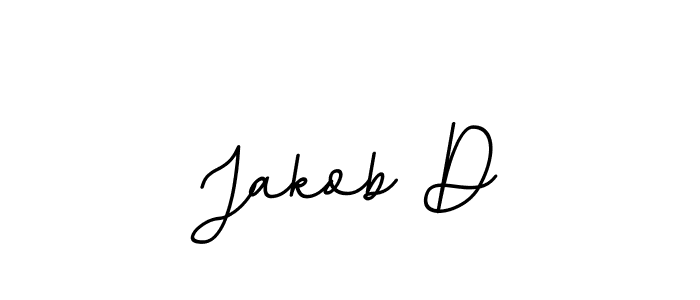 Use a signature maker to create a handwritten signature online. With this signature software, you can design (BallpointsItalic-DORy9) your own signature for name Jakob D. Jakob D signature style 11 images and pictures png