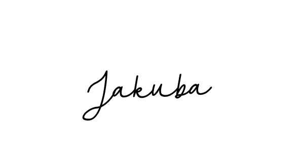 Make a beautiful signature design for name Jakuba. With this signature (BallpointsItalic-DORy9) style, you can create a handwritten signature for free. Jakuba signature style 11 images and pictures png