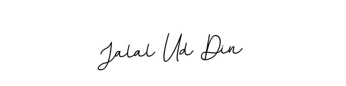 Design your own signature with our free online signature maker. With this signature software, you can create a handwritten (BallpointsItalic-DORy9) signature for name Jalal Ud Din. Jalal Ud Din signature style 11 images and pictures png