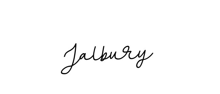 How to make Jalbury name signature. Use BallpointsItalic-DORy9 style for creating short signs online. This is the latest handwritten sign. Jalbury signature style 11 images and pictures png