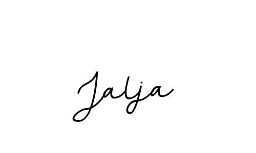 Make a beautiful signature design for name Jalja. With this signature (BallpointsItalic-DORy9) style, you can create a handwritten signature for free. Jalja signature style 11 images and pictures png