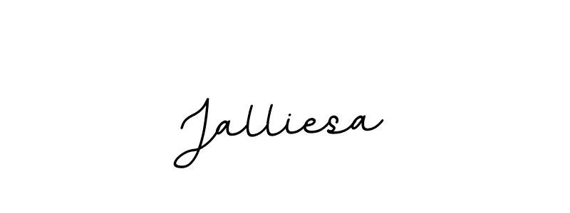 Similarly BallpointsItalic-DORy9 is the best handwritten signature design. Signature creator online .You can use it as an online autograph creator for name Jalliesa. Jalliesa signature style 11 images and pictures png