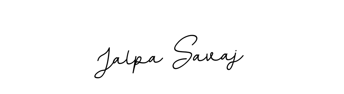 The best way (BallpointsItalic-DORy9) to make a short signature is to pick only two or three words in your name. The name Jalpa Savaj include a total of six letters. For converting this name. Jalpa Savaj signature style 11 images and pictures png