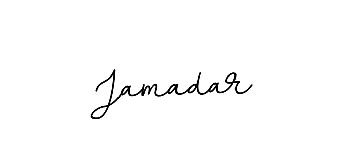 Create a beautiful signature design for name Jamadar. With this signature (BallpointsItalic-DORy9) fonts, you can make a handwritten signature for free. Jamadar signature style 11 images and pictures png