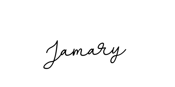 Design your own signature with our free online signature maker. With this signature software, you can create a handwritten (BallpointsItalic-DORy9) signature for name Jamary. Jamary signature style 11 images and pictures png