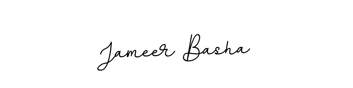 Make a beautiful signature design for name Jameer Basha. With this signature (BallpointsItalic-DORy9) style, you can create a handwritten signature for free. Jameer Basha signature style 11 images and pictures png