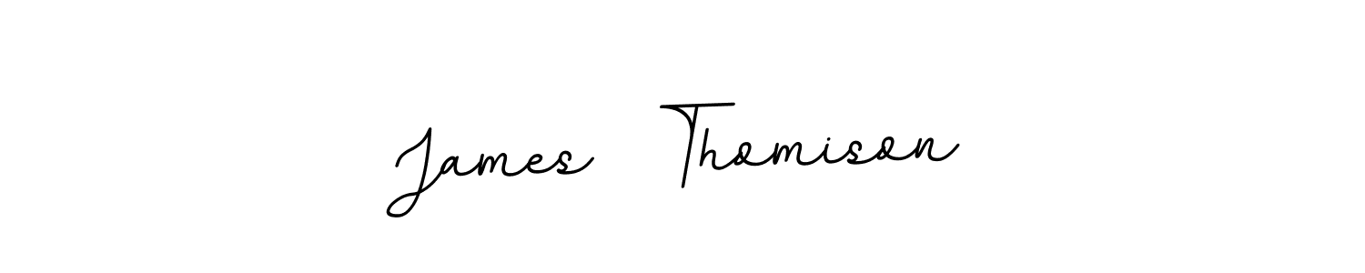Make a beautiful signature design for name James  Thomison. With this signature (BallpointsItalic-DORy9) style, you can create a handwritten signature for free. James  Thomison signature style 11 images and pictures png