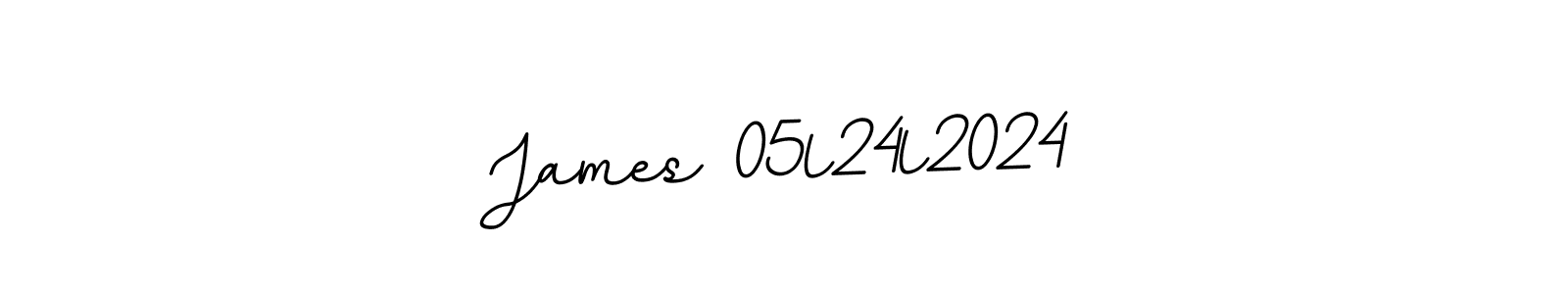 Make a beautiful signature design for name James 05l24l2024. With this signature (BallpointsItalic-DORy9) style, you can create a handwritten signature for free. James 05l24l2024 signature style 11 images and pictures png