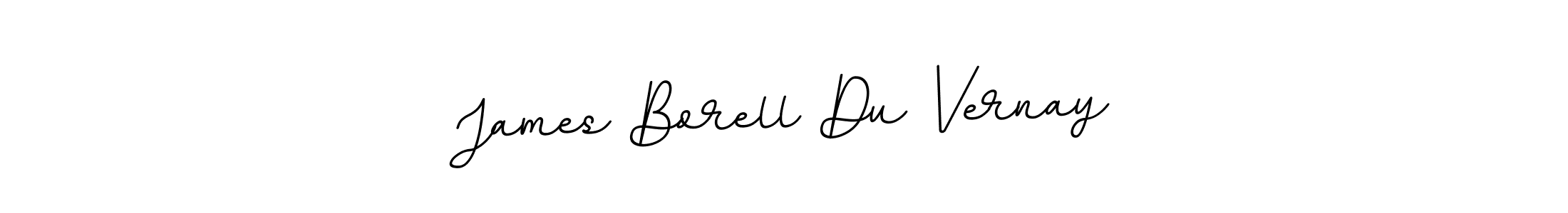 Create a beautiful signature design for name James Borell Du Vernay. With this signature (BallpointsItalic-DORy9) fonts, you can make a handwritten signature for free. James Borell Du Vernay signature style 11 images and pictures png