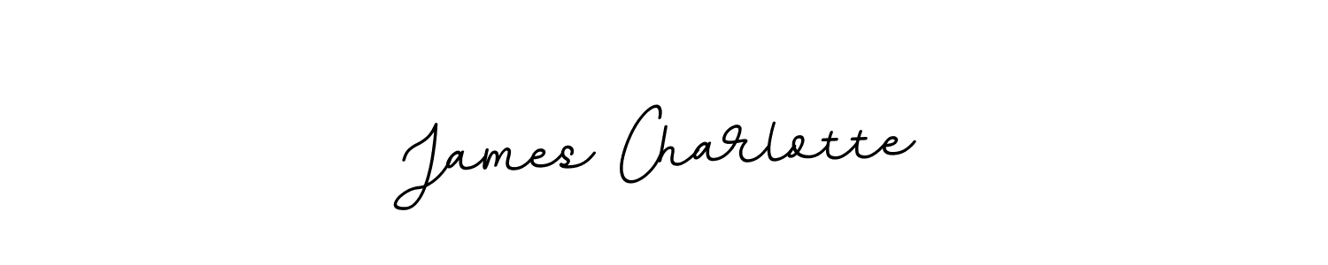 Use a signature maker to create a handwritten signature online. With this signature software, you can design (BallpointsItalic-DORy9) your own signature for name James Charlotte. James Charlotte signature style 11 images and pictures png