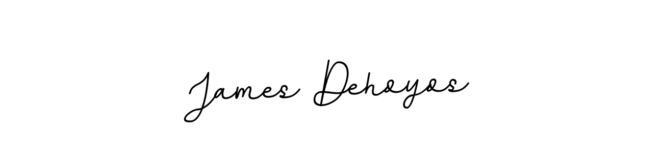 You should practise on your own different ways (BallpointsItalic-DORy9) to write your name (James Dehoyos) in signature. don't let someone else do it for you. James Dehoyos signature style 11 images and pictures png