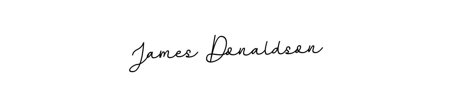 You should practise on your own different ways (BallpointsItalic-DORy9) to write your name (James Donaldson) in signature. don't let someone else do it for you. James Donaldson signature style 11 images and pictures png