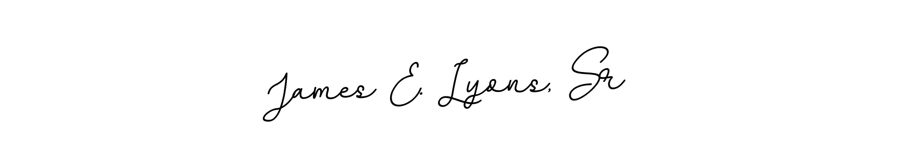 Design your own signature with our free online signature maker. With this signature software, you can create a handwritten (BallpointsItalic-DORy9) signature for name James E. Lyons, Sr. James E. Lyons, Sr signature style 11 images and pictures png