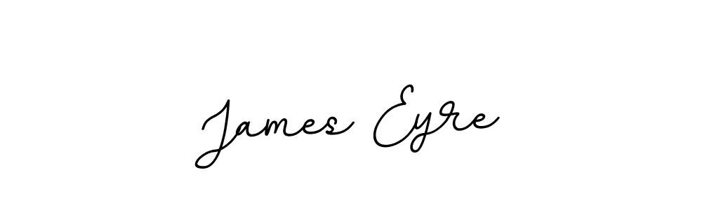 Use a signature maker to create a handwritten signature online. With this signature software, you can design (BallpointsItalic-DORy9) your own signature for name James Eyre. James Eyre signature style 11 images and pictures png