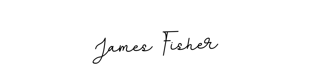 Create a beautiful signature design for name James Fisher. With this signature (BallpointsItalic-DORy9) fonts, you can make a handwritten signature for free. James Fisher signature style 11 images and pictures png