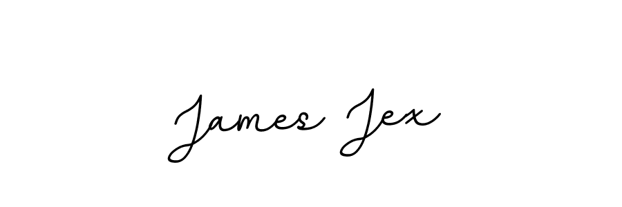 James Jex stylish signature style. Best Handwritten Sign (BallpointsItalic-DORy9) for my name. Handwritten Signature Collection Ideas for my name James Jex. James Jex signature style 11 images and pictures png