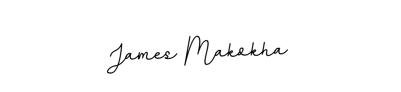 Create a beautiful signature design for name James Makokha. With this signature (BallpointsItalic-DORy9) fonts, you can make a handwritten signature for free. James Makokha signature style 11 images and pictures png