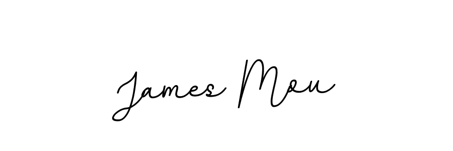 How to make James Mou signature? BallpointsItalic-DORy9 is a professional autograph style. Create handwritten signature for James Mou name. James Mou signature style 11 images and pictures png