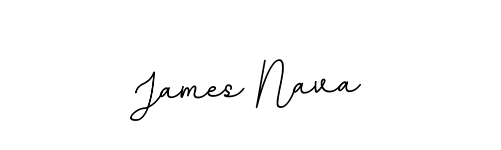 Use a signature maker to create a handwritten signature online. With this signature software, you can design (BallpointsItalic-DORy9) your own signature for name James Nava. James Nava signature style 11 images and pictures png