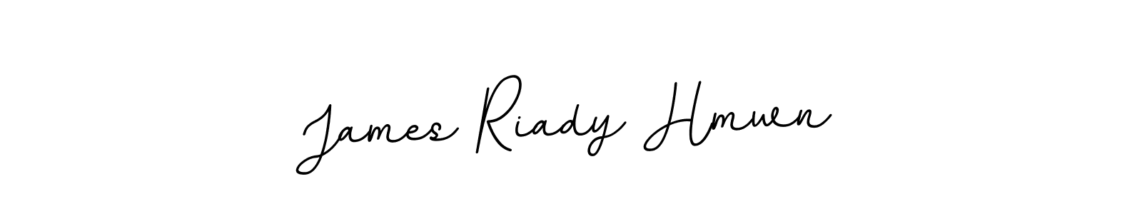 Use a signature maker to create a handwritten signature online. With this signature software, you can design (BallpointsItalic-DORy9) your own signature for name James Riady Hmwn. James Riady Hmwn signature style 11 images and pictures png