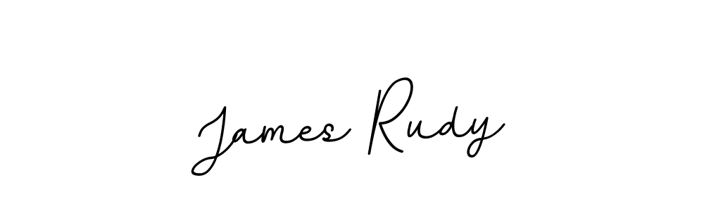 Make a beautiful signature design for name James Rudy. With this signature (BallpointsItalic-DORy9) style, you can create a handwritten signature for free. James Rudy signature style 11 images and pictures png