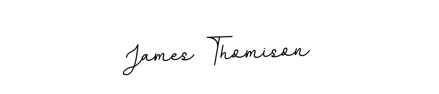 Design your own signature with our free online signature maker. With this signature software, you can create a handwritten (BallpointsItalic-DORy9) signature for name James Thomison. James Thomison signature style 11 images and pictures png