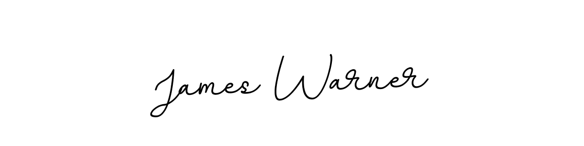 You should practise on your own different ways (BallpointsItalic-DORy9) to write your name (James Warner) in signature. don't let someone else do it for you. James Warner signature style 11 images and pictures png