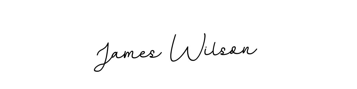 James Wilson stylish signature style. Best Handwritten Sign (BallpointsItalic-DORy9) for my name. Handwritten Signature Collection Ideas for my name James Wilson. James Wilson signature style 11 images and pictures png