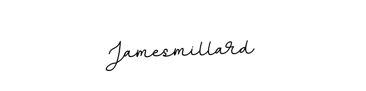 Make a beautiful signature design for name Jamesmillard. With this signature (BallpointsItalic-DORy9) style, you can create a handwritten signature for free. Jamesmillard signature style 11 images and pictures png